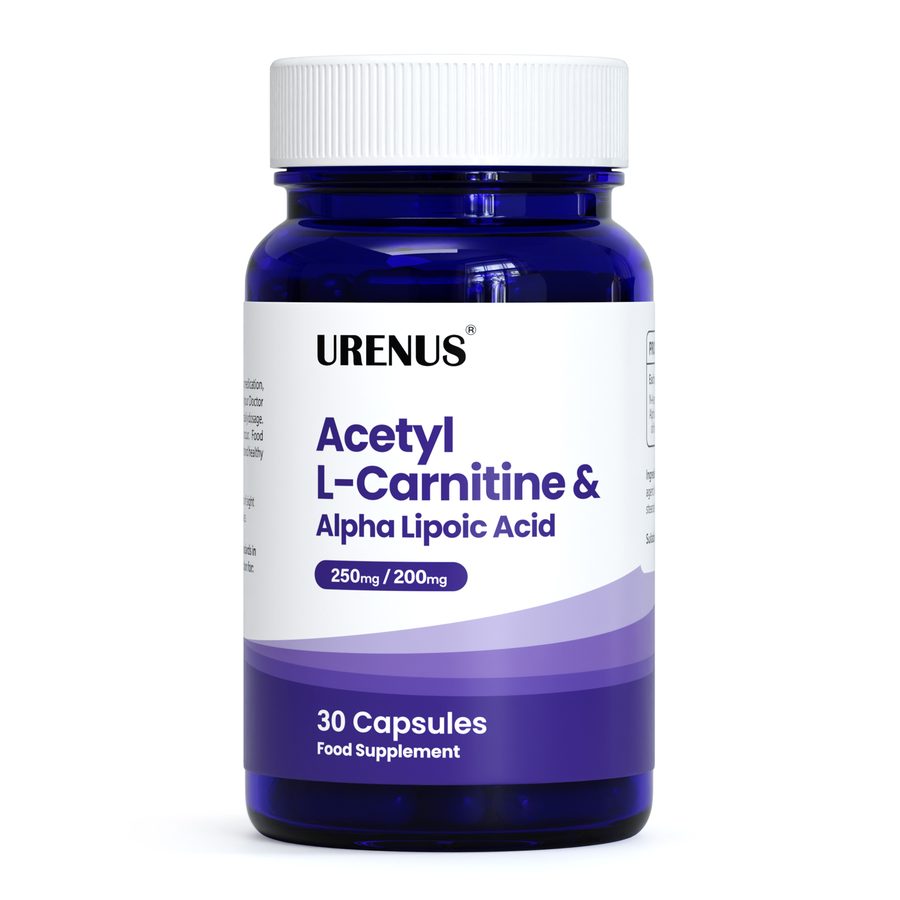 Acetyl L-Carnitine 250mg & Alpha Lipoic Acid 200mg - 30 Capsules
